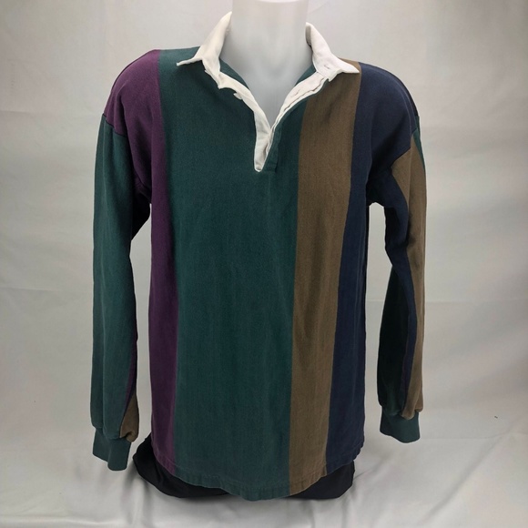 L.L. Bean Other - L.L. Bean Men's Long Sleeve Polo Rugby M (C32)